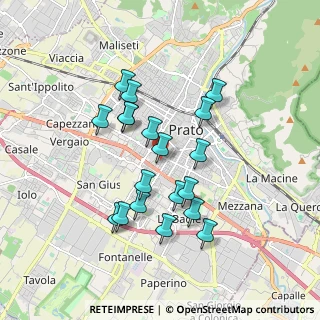 Mappa Via Brescia, 59100 Prato PO, Italia (1.63)
