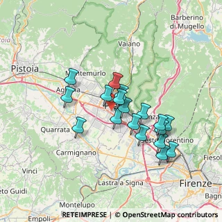 Mappa Via Verona, 59100 Prato PO, Italia (6.16111)