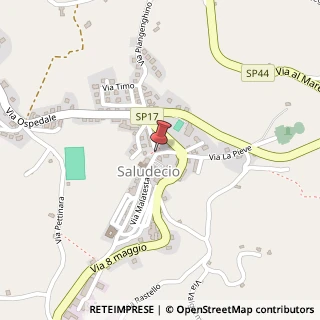 Mappa Via Salvador Allende, 5, 47835 Saludecio, Rimini (Emilia Romagna)