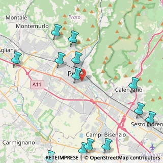 Mappa Via Giuseppe Marchini, 59100 Prato PO, Italia (6.00923)