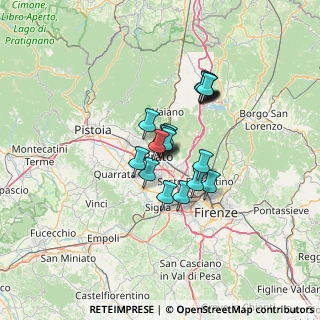 Mappa Via Giuseppe Marchini, 59100 Prato PO, Italia (9.435)