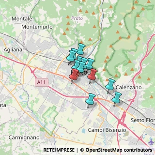 Mappa Via Arcangeli Don Giuseppe, 59100 Prato PO, Italia (1.87154)