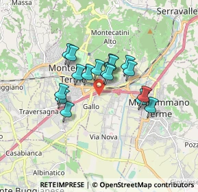 Mappa Via dei Ponticelli, 51018 Pieve A Nievole PT, Italia (1.28471)