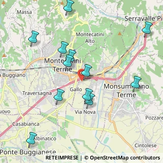Mappa Via dei Ponticelli, 51018 Pieve A Nievole PT, Italia (2.26417)