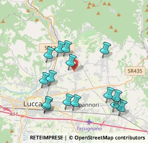 Mappa Località Osteria, 55013 Capannori LU, Italia (4.10267)