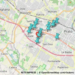 Mappa Via Anna Magnani, 59100 Prato PO, Italia (1.37385)