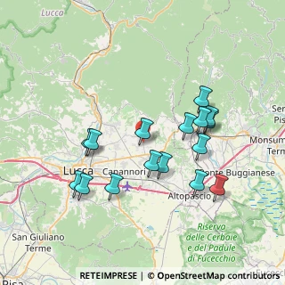 Mappa 185 Via Comunale, 55012 Capannori LU, Italia (7.34938)