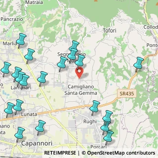 Mappa 185 Via Comunale, 55012 Capannori LU, Italia (3.049)