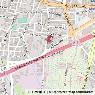 Mappa Via del Salsero, 159A, 51016 Massa e Cozzile, Pistoia (Toscana)