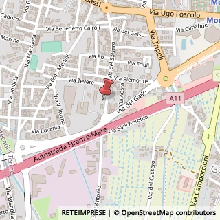 Mappa Via del Salsero, 184, 51016 Massa e Cozzile, Pistoia (Toscana)