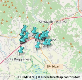 Mappa Via Empolese, 51018 Pieve A Nievole PT, Italia (2.61625)