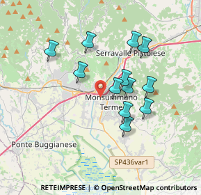 Mappa Via Empolese, 51018 Pieve A Nievole PT, Italia (3.14333)