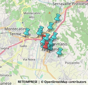 Mappa Via Empolese, 51018 Pieve A Nievole PT, Italia (0.97357)