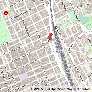 Mappa Piazzale Dante Alighieri, 31, 55049 Viareggio, Lucca (Toscana)