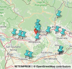 Mappa Via Rocconi, 51017 Pescia PT, Italia (15.91941)
