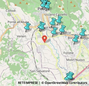 Mappa Via Rocconi, 51017 Pescia PT, Italia (2.7655)
