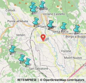 Mappa Via Rocconi, 51017 Pescia PT, Italia (2.42273)