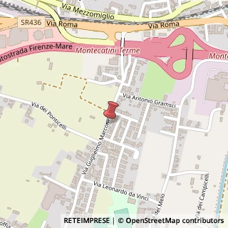 Mappa Via Guglielmo Marconi, 29, 51018 Pieve a Nievole, Pistoia (Toscana)