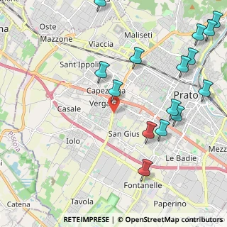 Mappa Via Allende, 59100 Prato PO, Italia (2.802)