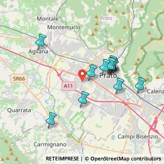 Mappa Via Allende, 59100 Prato PO, Italia (3.60167)