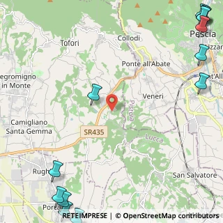 Mappa Via del Carrara, 55012 Capannori LU, Italia (4.20857)