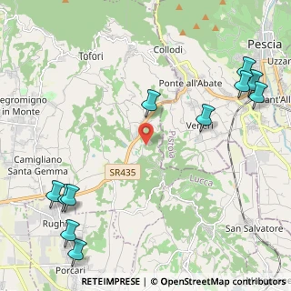 Mappa Via del Carrara, 55012 Capannori LU, Italia (3.10182)