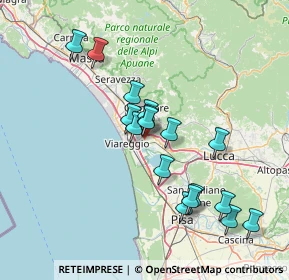 Mappa Via del Pioppo Gatto, 55054 Massarosa LU, Italia (13.82118)