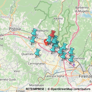 Mappa Via Orione, 59100 Prato PO, Italia (5.52857)
