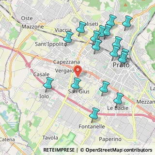 Mappa Via Orione, 59100 Prato PO, Italia (2.34353)