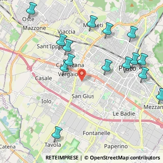 Mappa Via Orione, 59100 Prato PO, Italia (2.65333)