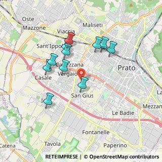 Mappa Via Orione, 59100 Prato PO, Italia (1.69818)