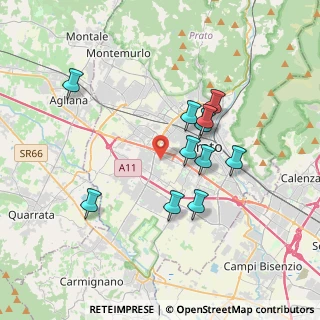 Mappa Via Orione, 59100 Prato PO, Italia (3.36)