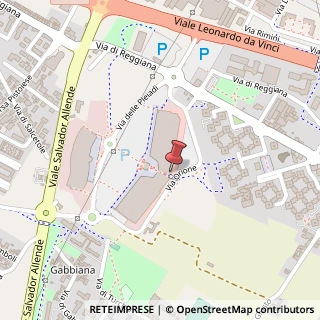 Mappa Via delle Pleiadi, 45, 59100 Prato, Prato (Toscana)