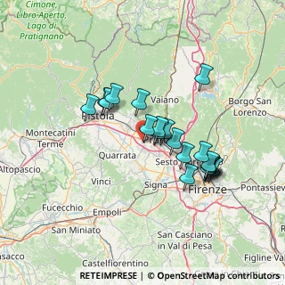 Mappa Via Galliano Masini, 59100 Prato PO, Italia (12.375)