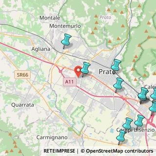Mappa Via Galliano Masini, 59100 Prato PO, Italia (6.86231)