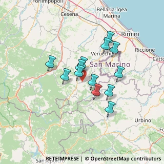 Mappa SP Montefeltresca, 47863 Novafeltria RN, Italia (11.10231)