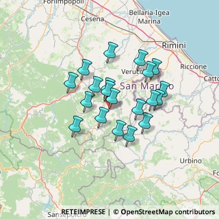 Mappa Maiolo, 47863 Novafeltria RN, Italia (11.0515)