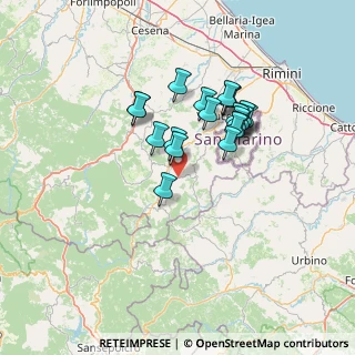 Mappa SP Montefeltresca, 47863 Novafeltria RN, Italia (11.622)
