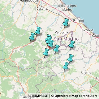 Mappa SP Montefeltresca, 47863 Novafeltria RN, Italia (10.97333)