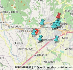 Mappa Via Terra Rossa Fonda, 51011 buggiano PT, Italia (1.66917)