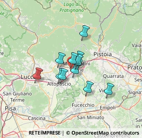Mappa Via Terra Rossa Fonda, 51011 buggiano PT, Italia (8.91)