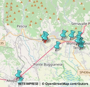 Mappa Via Terra Rossa Fonda, 51011 buggiano PT, Italia (4.67636)