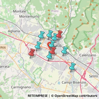 Mappa Via Pietro Nenni, 59100 Prato PO, Italia (2.33091)