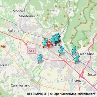 Mappa Via Pietro Nenni, 59100 Prato PO, Italia (2.3)