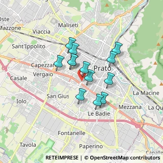 Mappa Via Pietro Nenni, 59100 Prato PO, Italia (1.29769)