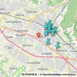 Mappa Via Pietro Nenni, 59100 Prato PO, Italia (1.465)