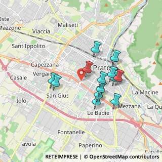 Mappa Via Pietro Nenni, 59100 Prato PO, Italia (1.54231)