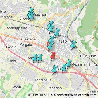 Mappa Via Pietro Nenni, 59100 Prato PO, Italia (1.88933)