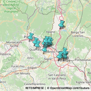 Mappa Via della Solidarietà, 59100 Prato PO, Italia (9.74353)