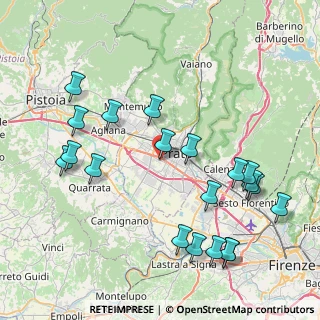 Mappa Via della Solidarietà, 59100 Prato PO, Italia (9.5275)